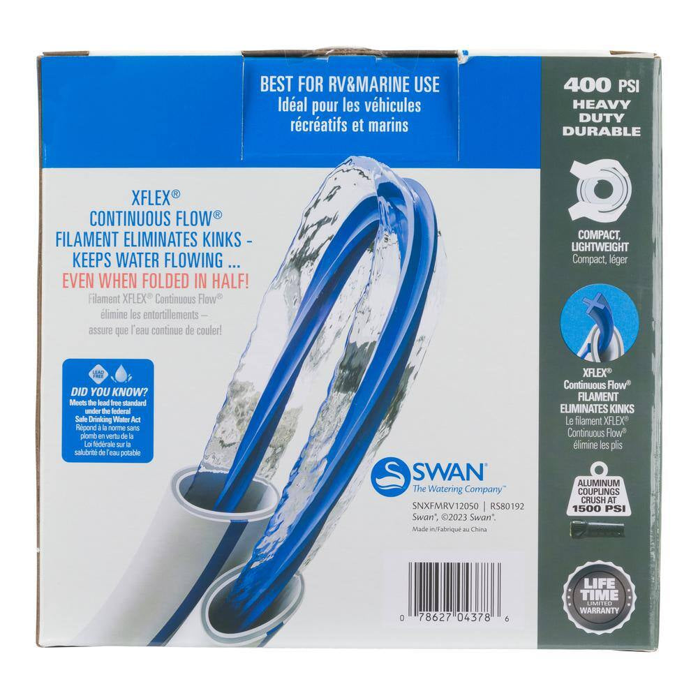 1/2 In. X 25 Ft. Xflex Rv&Marine Hose