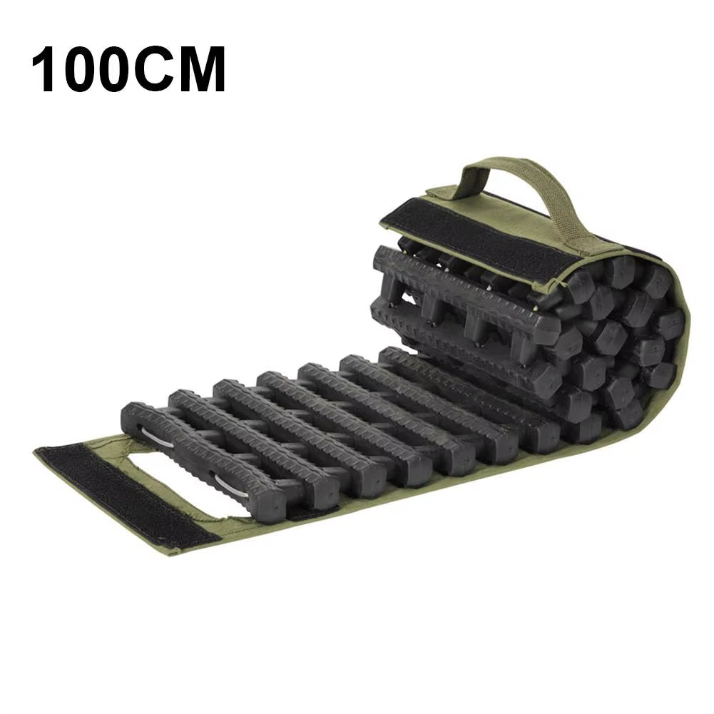 Recovery Traction Mat Portable Emergency Track Tire Ladder Car Recovery Indestructible Traction Mat for Ice Snow Sand Off-Road