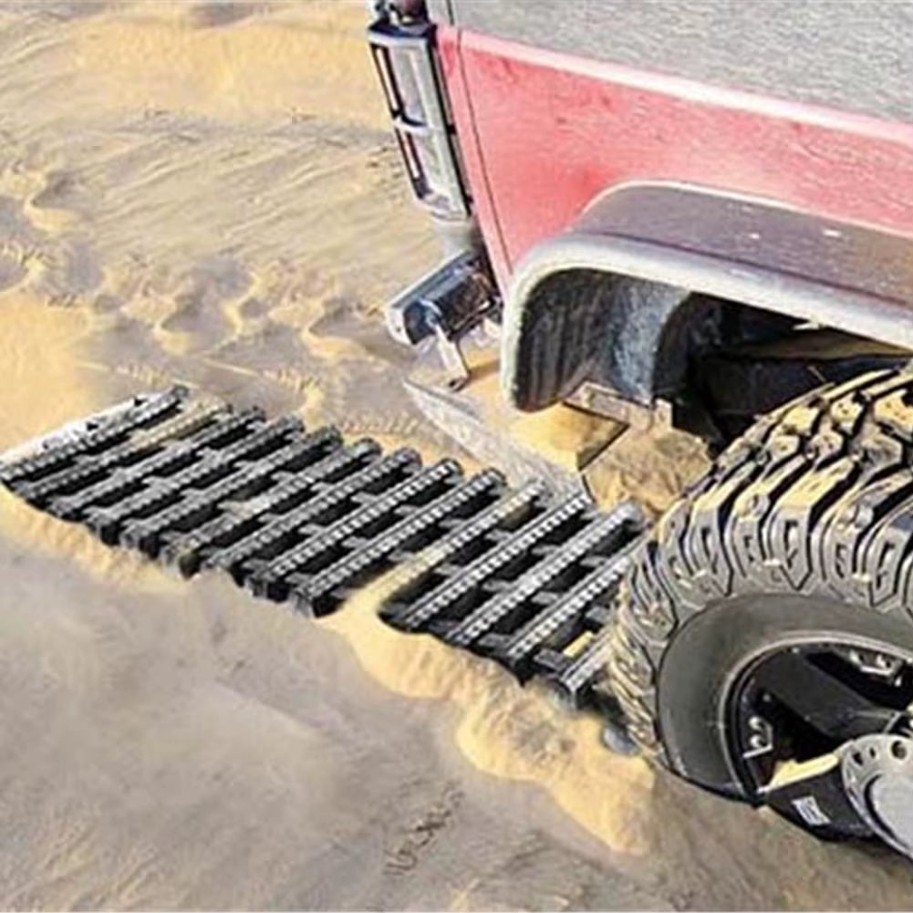 Recovery Traction Mat Portable Emergency Track Tire Ladder Car Recovery Indestructible Traction Mat for Ice Snow Sand Off-Road