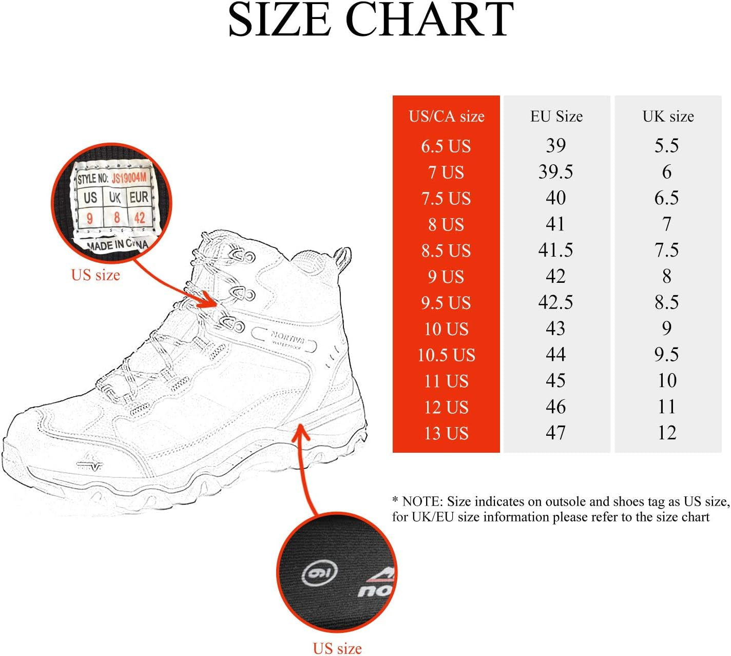 Men'S Waterproof Hiking Boots Outdoor Mid Trekking Lightweight Mountaineering Shoes