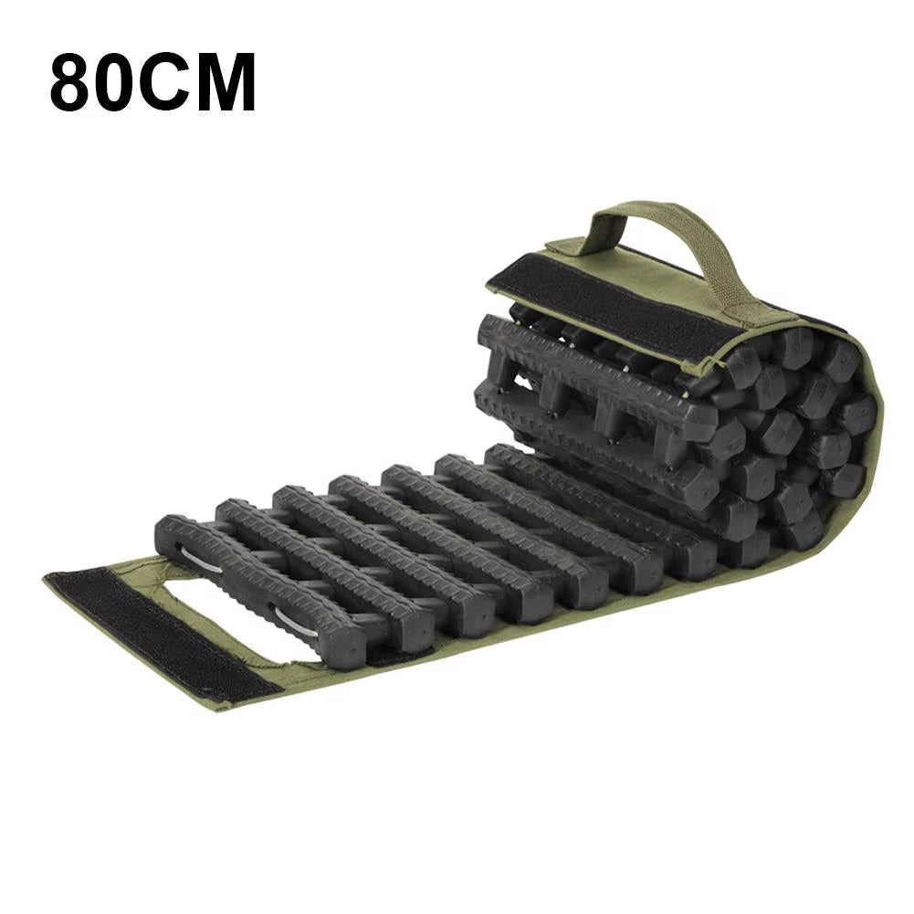 Recovery Traction Mat Portable Emergency Track Tire Ladder Car Recovery Indestructible Traction Mat for Ice Snow Sand Off-Road
