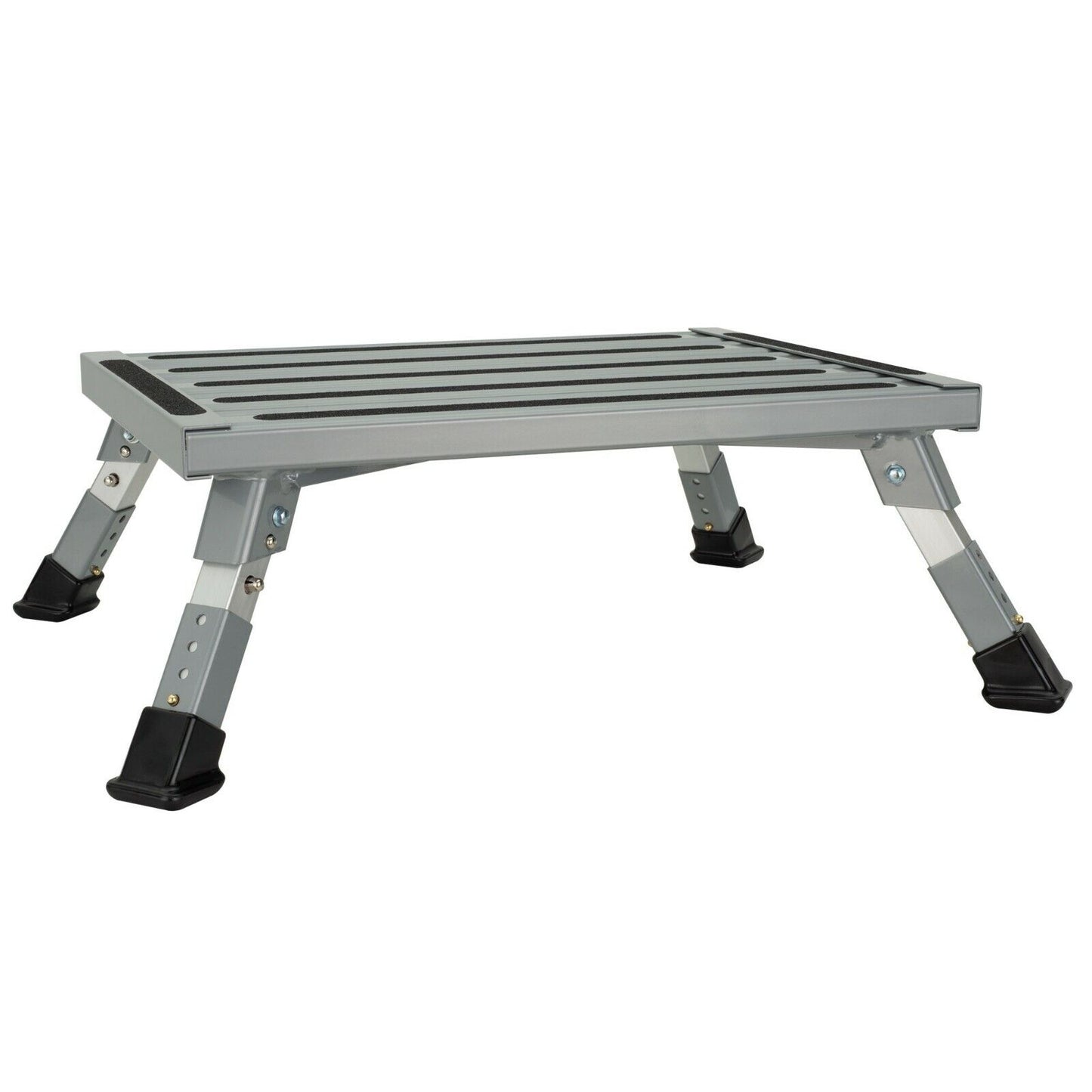 RV Aluminum Platform Step RV Portable Step Adjustable Height