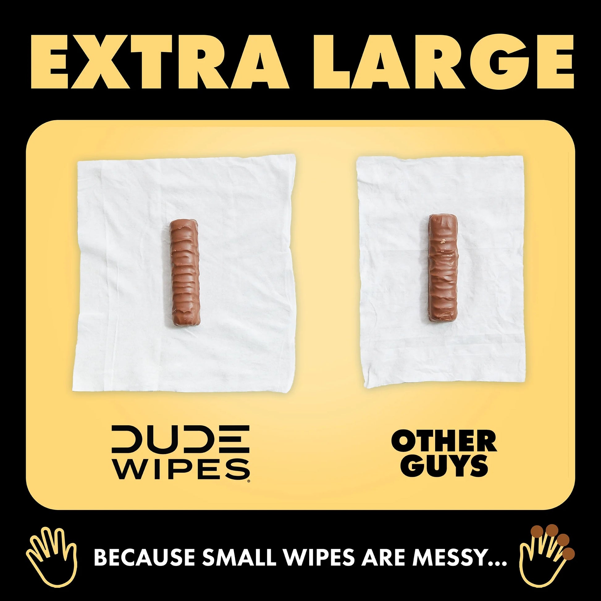 Flushable Wipes, Extra Large Shea Butter Smooth Wet Wipes, 144 Count