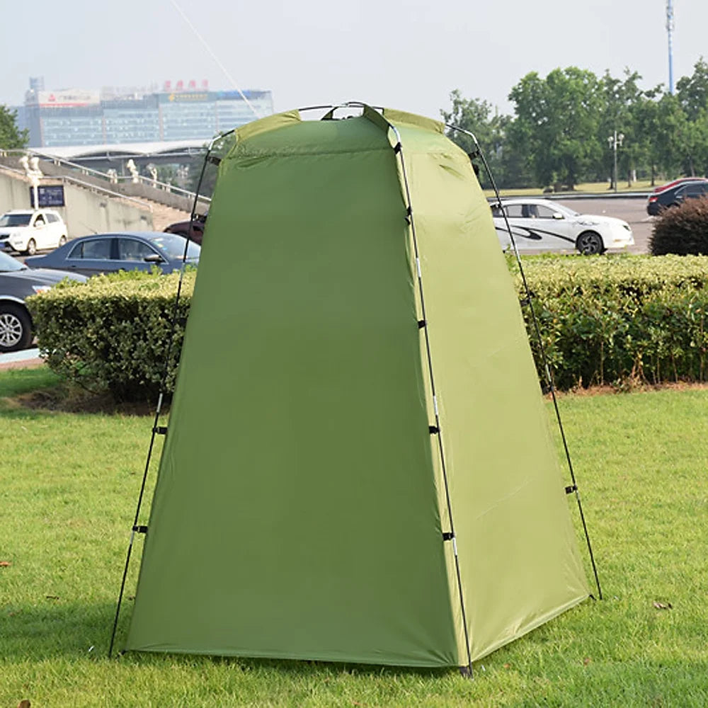 Portable Outdoor Shower Bath Changing Fitting Room Tent Shelter Camping Beach Privacy Toilet,Army Green
