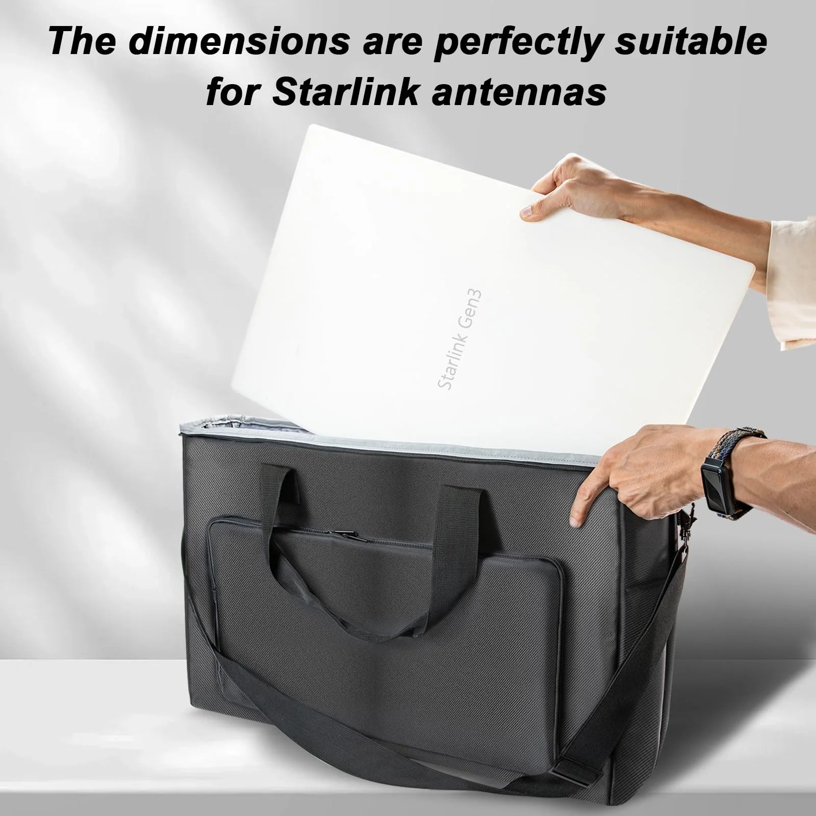 Starlink Gen 3 Outdoor Travel Bag, Handbag for Starlink Dish and All Accessories