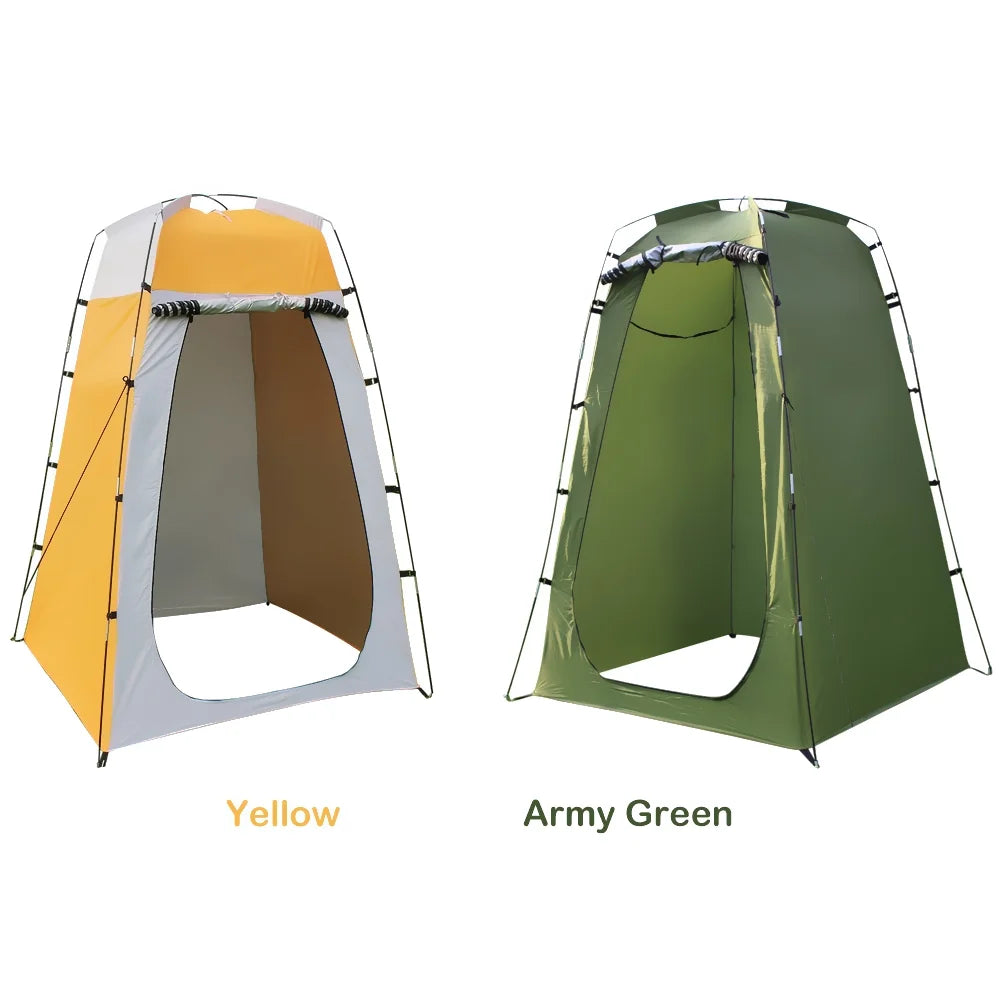 Portable Outdoor Shower Bath Changing Fitting Room Tent Shelter Camping Beach Privacy Toilet,Army Green