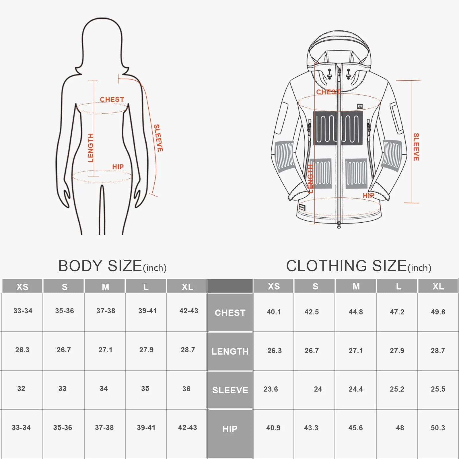 Heated Jacket Polar Fleece for Women, Heated Hoodie with 12V Battery Pack, Electric Heating Coat for Winter Outdoor