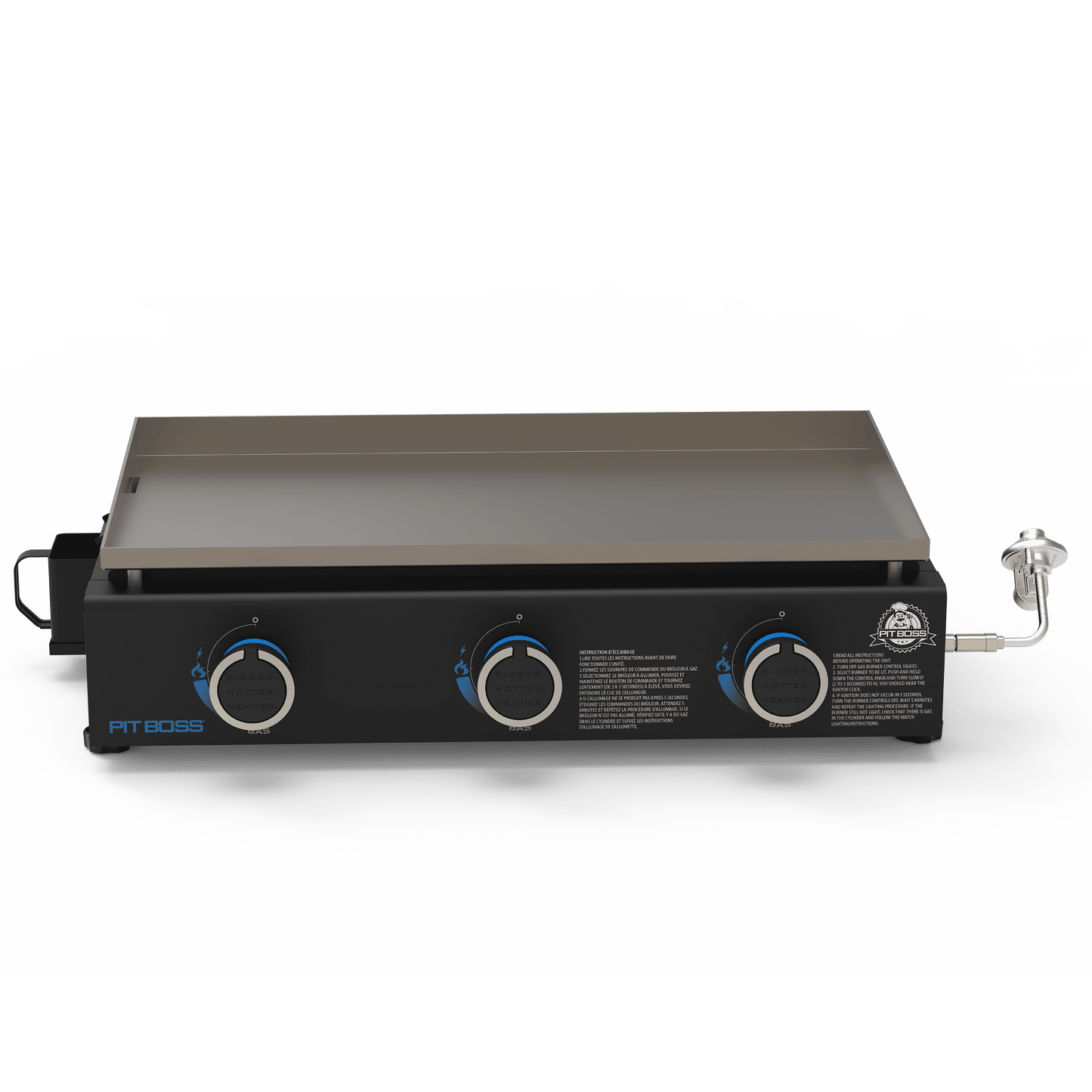 3-Burner Tabletop Propane Gas Griddle