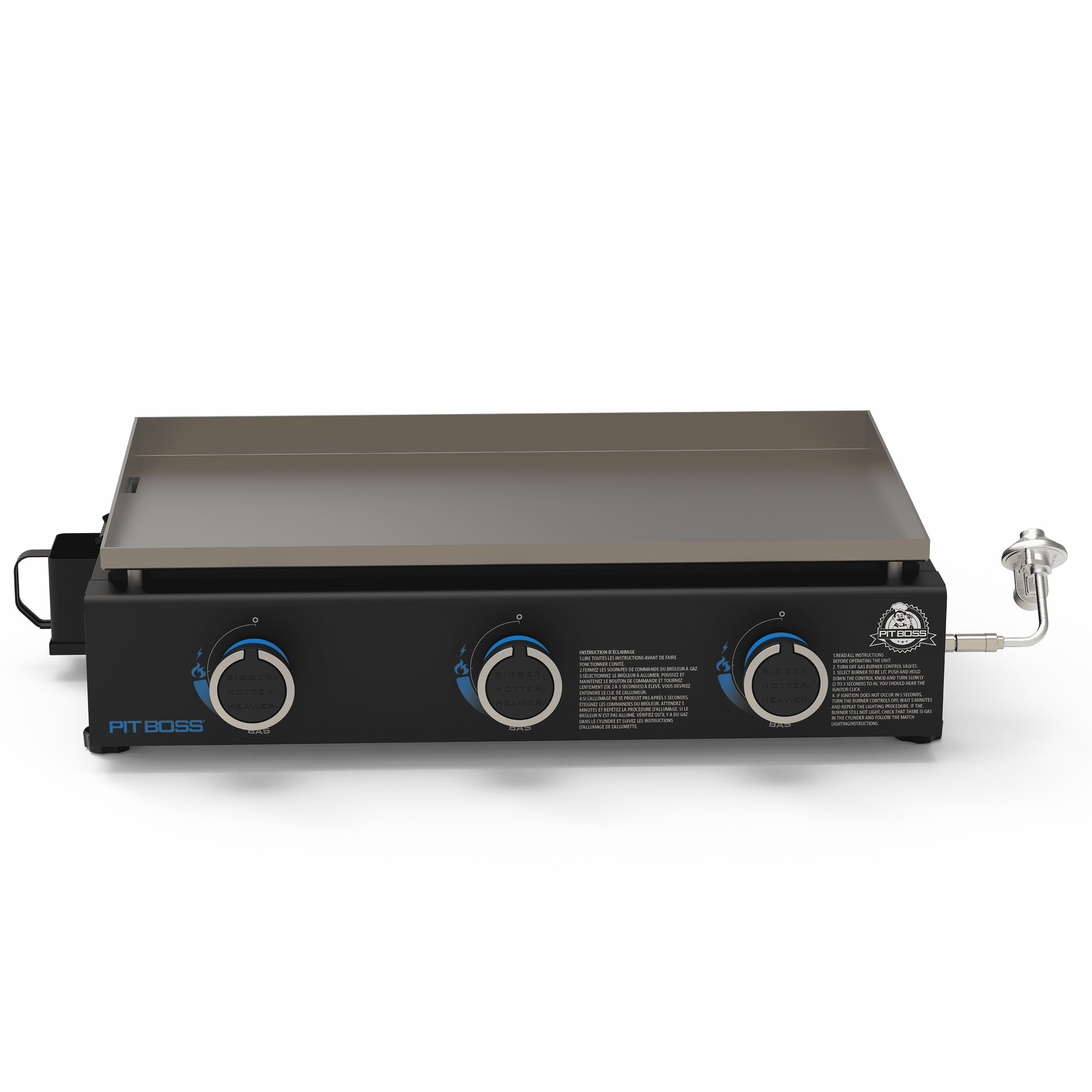 3-Burner Tabletop Propane Gas Griddle