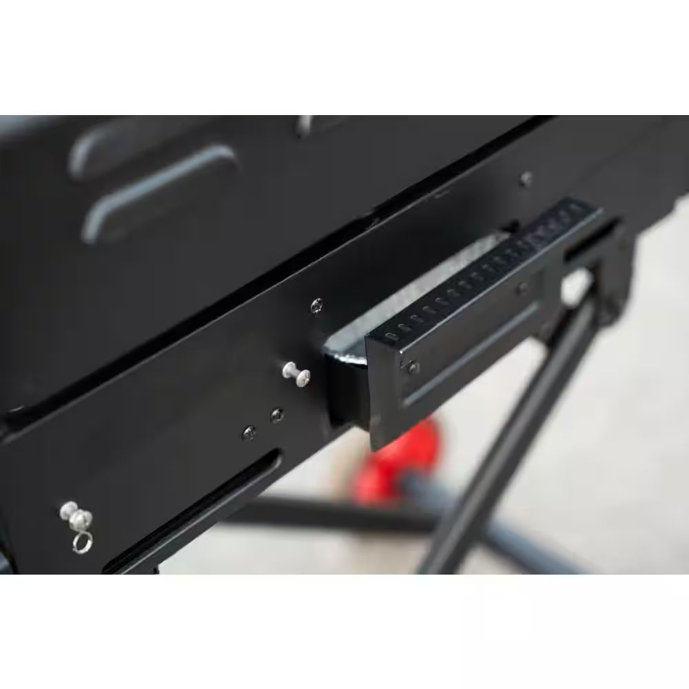 Daytona 2-Burner Propane Gas Grill 21 In. Flat Top Griddle with Foldable Cart in Black
