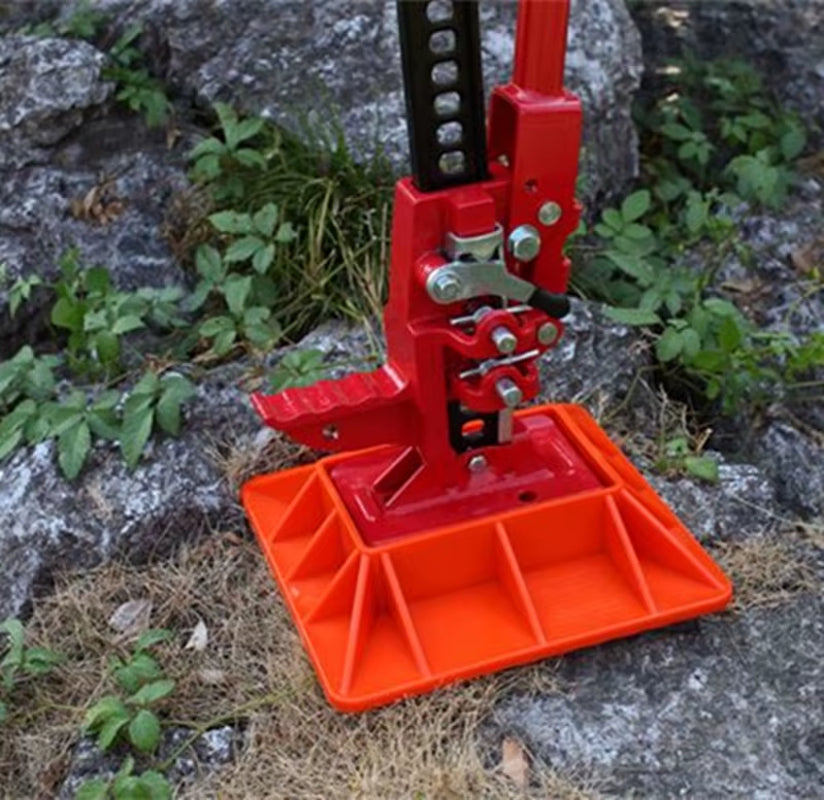 Universal Farm Jack Base PP Hi-Lift Jack Offroading Gear Base Surface Pad to Alleviate Jack Hoisting Sinkage Offroad Base Plate